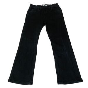 Levi’s 517 Boys Bootcut Jeans Black Stretch Size 10 Regular